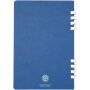 Fil A5 hardcover RCS gerecycleerd spiraalnotitieboek - Marineblauw