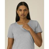 Stella Expresser 2.0 - Dagelijks fitted T-overhemd met een vrouwelijk cut - Heather Grey (XS)