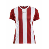 *Progress stripe jersey wmn br.red/white xl