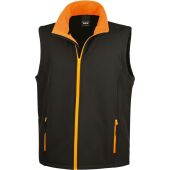 black/orange