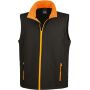 Core Printable Softshell Bodywarmer black/orange 4XL