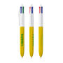 BIC® 4 Colours Wood Style 4 Colours Wood BP LP Yellow_UP white_RI white