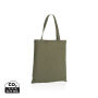 Impact AWARE™ gerecycled katoenen draagtas 145gsm, groen