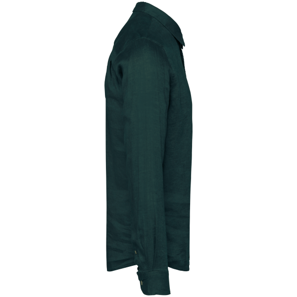 Chemise en lin homme Amazon Green XS Chemise en lin homme Amazon Green XS