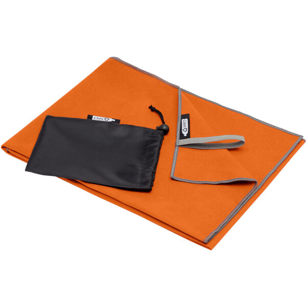 Pieter GRS ultra lightweight and quick dry towel 50x100 cm - Orange
