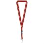 Afneembare polyester lanyard met reflectives Afneembare polyester lanyard met reflectives