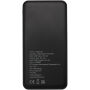 Loop powerbank van 10.000 mAh van gerecycled plastic - Zwart