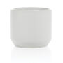 Keramische moderne mok 350 ml, wit, wit