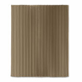 NIEVE - RPET fleece deken met patroon - Khaki NIEVE - RPET fleece deken met patroon - Khaki