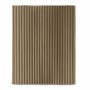 NIEVE - RPET fleece deken met patroon - Khaki