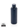 RCS gerecycled roestvrijstalen Impact vacuümfles, blauw