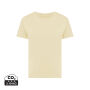 IQONIQ Yala dames lichtgewicht gerecycled katoen t-shirt, cream yellow (XXS)