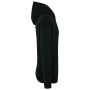 Ecologische uniseks oversized sweater met capuchon Black XXS
