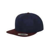 navy/maroon