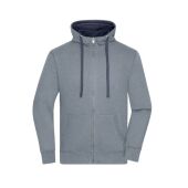 grey-melange/navy