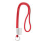 Polyester 2-kleurige koord-lanyard met full color label