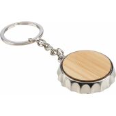 Zinklegering sleutelhanger Finn bruin