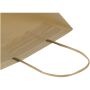 Papieren tas van 150 g/m² gerecycled papier, gemaakt van landbouwafval, met gedraaide lintgrepen - 18 x 9 x 23 cm - Offwhite Papieren tas van 150 g/m² gerecycled papier, gemaakt van landbouwafval, met gedraaide lintgrepen - 18 x 9 x 23 cm - Offwhite