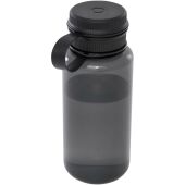 Ryder 900 ml RCS gecertificeerde RPET sportfles met multifunctioneel deksel - Zwart