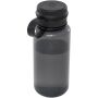 Ryder 900 ml RCS gecertificeerde RPET sportfles met multifunctioneel deksel - Zwart