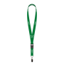 Afneembare polyester lanyard in Pantone-kleur met zeefdruk en bulldogclip Afneembare polyester lanyard in Pantone-kleur met zeefdruk en bulldogclip