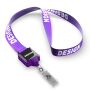 Polyester sublimatie lanyard met vierkante badge reel Polyester sublimatie lanyard met vierkante badge reel