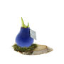 No Water Flowers® - Waxz® on wood, In cellofaan, Blauw