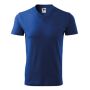 T-shirt unisex V-neck royal 3XL