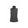 Gewatteerde dames bodywarmer dark grey XS Gewatteerde dames bodywarmer dark grey XS