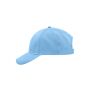 Brushed 6 Panel Cap light blue one size