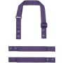 Swap and Pop Customisable Apron Straps, Purple, ONE, Premier