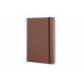 A5-notitieboek van PU - Donker bruin