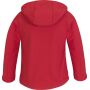 Kids´ Hooded Softshell Jacket red 5-6 Y