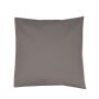 Cotton Cushion Cover dark grey (ca. pantone 431) 50 x 60 cm