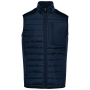Herenbodywarmer in twee stoffen Mid Navy / Midnight Navy Heather 3XL Herenbodywarmer in twee stoffen Mid Navy / Midnight Navy Heather 3XL