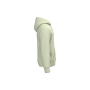 Ecologische uniseks sweater met capuchon Celadon Green S