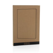 A5 hardcover notitieboek, grijs