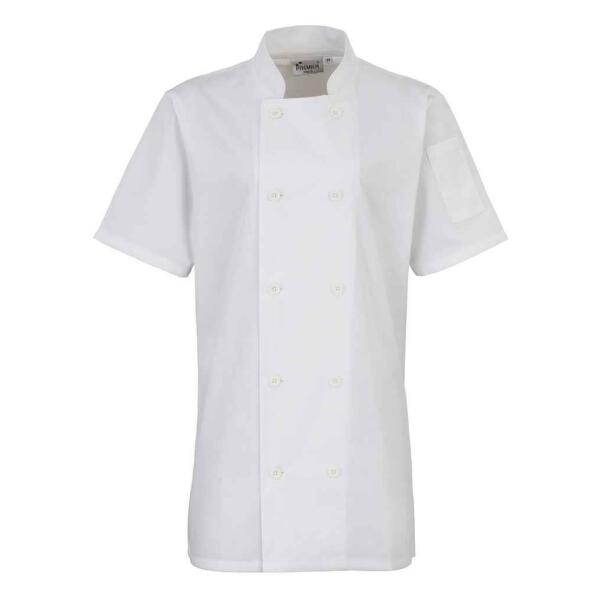 Ladies Short Sleeve Chef's Jacket