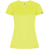 Imola sportshirt met korte mouwen voor dames - Fluor Yellow - 2XL