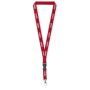 Afneembare polyester lanyard met reflectives Afneembare polyester lanyard met reflectives