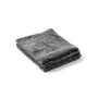 Kosta Linnewafveri Fleece deken Jaquard 130x170 cm - Donker Grijs