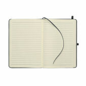 ARCOLOOP - A5 gerecycled PU notitieboek - Zwart