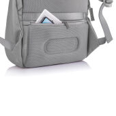 Bobby Soft, anti-diefstal rugzak, grijs, blauw
