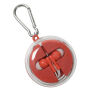 In-ear hoofdtelefoon met universele laadkabel rood
