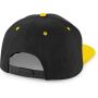 5 Panel Contrast Snapback Cap black / yellow one size