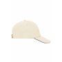 5 Panel Sandwich Cap natural/navy one size