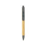 Write responsible recycled papieren pen, grijs