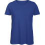 Organic Cotton Inspire Crew Neck T-shirt / Woman Royal Blue S Organic Cotton Inspire Crew Neck T-shirt / Woman Royal Blue S