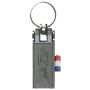 Sleutelhanger P02510F, Kunstleder, Grijs