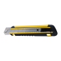 Hervulbare RCS recycled plastic heavy duty afbreekmes, geel